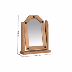 Corona Single Mirror Solid Pine Furniture