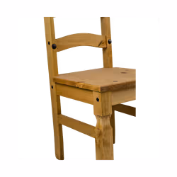 Corona Dining Chairs x 2 Mexican solid wood Pine Mercers Furniture