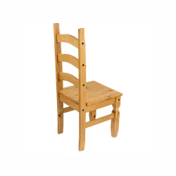 Corona Dining Chairs x 2 Mexican solid wood Pine Mercers Furniture
