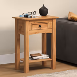 Corona 1 Drawer Console Table Hall Table Furniture Solid Pine