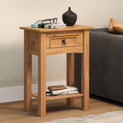 Corona 1 Drawer Console Table Hall Table Furniture Solid Pine