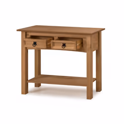 Corona 2 Drawer Console Table Solid Pine Furniture