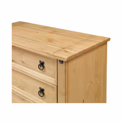 Corona Small 5 Drawer Chest Solid Pine