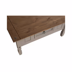 Corona Grey Wax Coffee Table Lamp Solid Pine Furniture