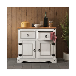 Corona White 2 Door Sideboard