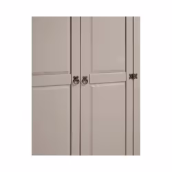 Corona Grey Wax 2 Door Arch Top Wardrobe Solid Pine Bedroom Furniture