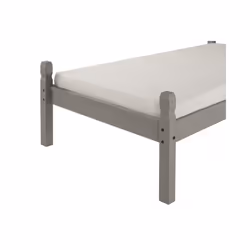 Corona Grey Wax 3'0" Low End Bed Frame Bedroom Furniture