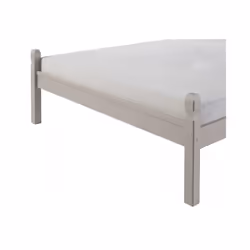 Corona Grey Wax 4'6" Low End Bed Frame Solid Pine Bedroom Furniture