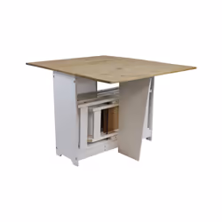 Corona White Butterfly Dining Set