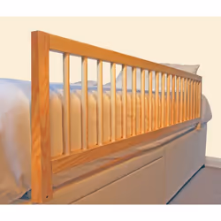 Safetots Extra Wide Wooden Bed Rail - Natural