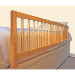 Safetots Extra Wide Wooden Bed Rail - Natural