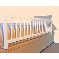 Safetots Extra Wide Wooden Bed Rail - White