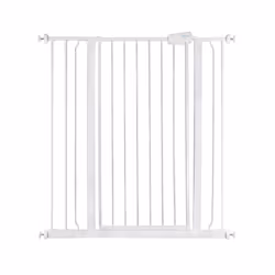 Safetots Extra Tall Pressure Fit Gate - White, 94.3cm - 101.9cm