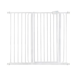 Safetots Extra Tall Pressure Fit Gate - White, 113.8cm - 121.4cm