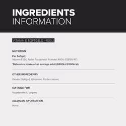 Bulk Vitamin E Softgels, 400IU, Pack of 270, Packaging May Vary