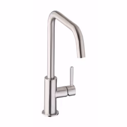 Abode Althia Single Lever in Brushed Nickel, Standard, Nickel, Lever handles, Single, Brushed Nickel, 1/2"