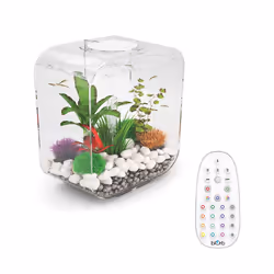biOrb LIFE 30L Clear Aquarium Fish Tank with Multi Colour LED Lighting and Heater Pack