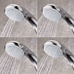Showers Logic Shower Fittings Kit Chrome 4 Spray Showerhead & 1.25M Hose 2.1605.154