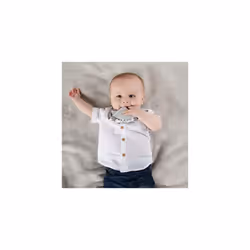 Cheeky Chompers Teething Bibs for Toddlers and Babies - Bandana Style Dribble Bib with Silicone Teether - Multi Award Winning Neckerchew Design