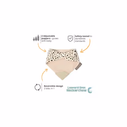Teething Bibs for Toddlers and Babies - Bandana Style Dribble Bib with Silicone Teether - Multi Award Winning Neckerchew - Super Hygienic +