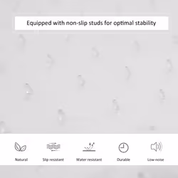 HOMCOM Office Carpet Protector Chair Mat Spike Non Slip Studs Frosted