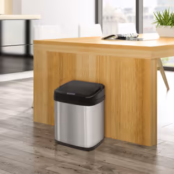 HOMCOM Automatic Sensor Dustbin Stainless Steel Rubbish Waste Bin Trash 20L