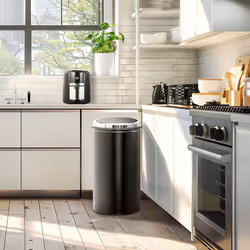 HOMCOM Automatic Hand Sensor Dustbin Kitchen Waste Bin Rubbish Can 42L Black - Additional view 7