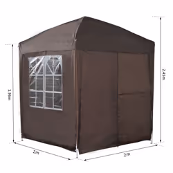 Outsunny 2m x 2m Pop-Up Gazebo | Party Tent Marquee