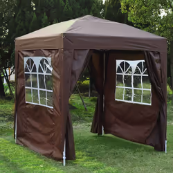 Outsunny 2m x 2m Pop-Up Gazebo | Party Tent Marquee - Additional view 4