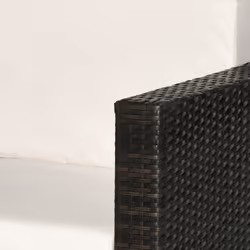 Garden Patio Rattan Wicker Furniture Single Cube Chair Sofa Outdoor Brown - Additional view 4