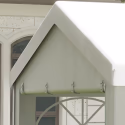 Outsunny 4m Gazebo Garden Marquee Canopy Party Carport Shelter Garage Tent White - Additional view 7