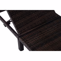 Outsunny Garden Rattan Furniture Recliner Lounger Sun Reclining Daybed Patio - Additional view 6