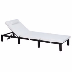 Outsunny Garden Rattan Furniture Recliner Lounger Sun Reclining Daybed Patio - Additional view 8