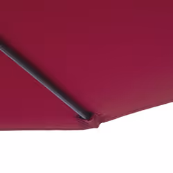 Outsunny 3(m) Garden Banana Parasol Cantilever Umbrella w/ Crank, Wine Red