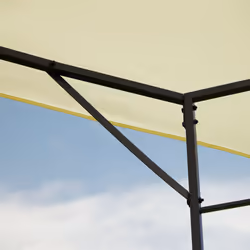 Outsunny Garden Gazebo Awning Tent Marquee Water Resistant Steel Cream 3mx3m - Additional view 10