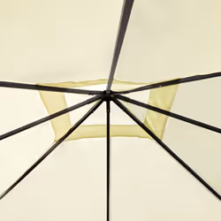 Outsunny Garden Gazebo Awning Tent Marquee Water Resistant Steel Cream 3mx3m - Additional view 11