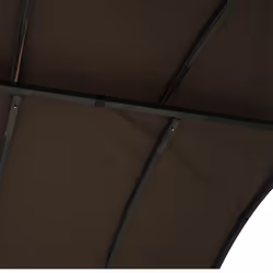 Outsunny Gazebo Marquee Canopy Awning Shelter Garden Patio BBQ Tent Grill Black - Additional view 7