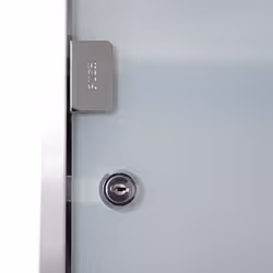 HOMCOM Wall Mounted Medicine Cabinet First Aid Box Glass Door Lockable - Additional view 7