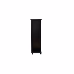 HOMCOM Black Mobile Open Wardrobe With Clothes Hanging Rail - Additional view 4