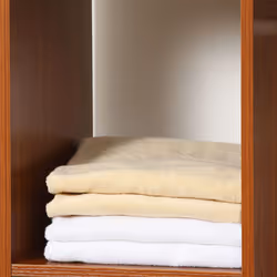 HOMCOM Rolling Open Wardrobe Hanging Rail Storage Shelves for Clothes, Walnut - Additional view 7