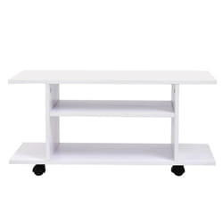 HOMCOM Modern TV Stand Entertainment Center Storage Console Cabinet