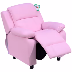 HOMOM Kids Recliner Armchair PU Leather Game Chair Children Sofa Seat Pink - Additional view 8