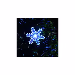 Homcom 3ft Fibre Optic Artificial Christmas Tree With Snowflake Lights - Additional view 8