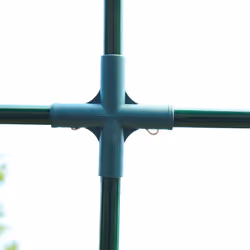 Outsunny Steel Dome Greenhouse | Transparent Garden Polytunnel - Additional view 4