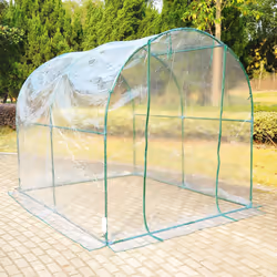 Outsunny Steel Dome Greenhouse | Transparent Garden Polytunnel - Additional view 5