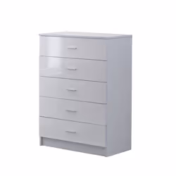 3pc Homcom Bedroom Furniture Set | wardrobe, chest of drawers & nightstand