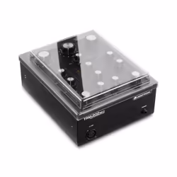Decksaver DS-PC-TRM202, Mixer/controller cover, Grey, Transparent, Polycarbonate (PC), Omnitronic TRM-202, 240 mm, 195 mm