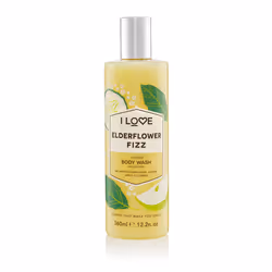 I LOVE Elderflower Fizz, Shower gel, 360 ml, Adults, Body, Elderflower, Apple, Cucumber, Jasmine, Moisturizing, Softening