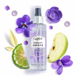 Signature Violet Dreams Long Lasting, Fast Drying, Non Sticky Body Mist For Her 150ml
