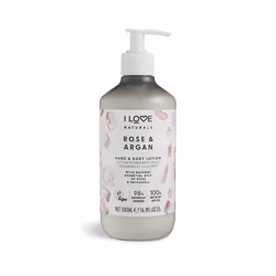 I Love Naturals Rose & Argan Hand & Body Lotion - 500ml